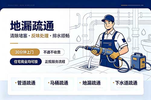 双辽地漏疏通