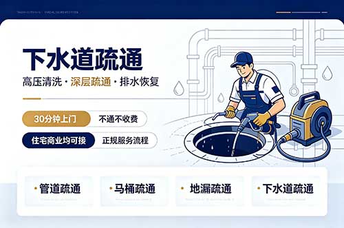 双辽下水道疏通
